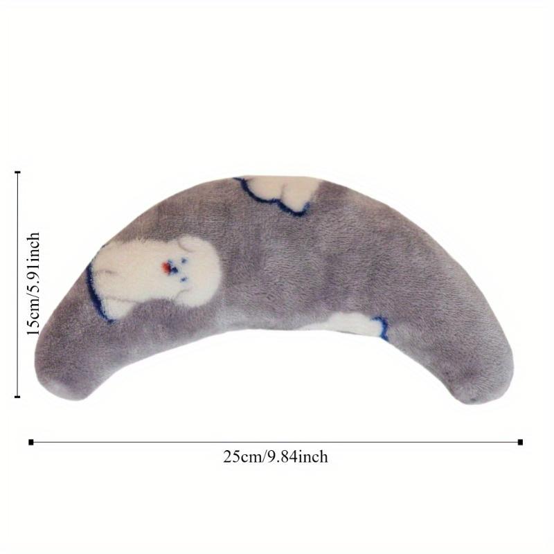 

Подушка для сна для домашних животных для кошек и собак с U-образной конструкцией 2 в 1 Комбо игрушки и кровати, мягкая и поддерживающая 1pc серый