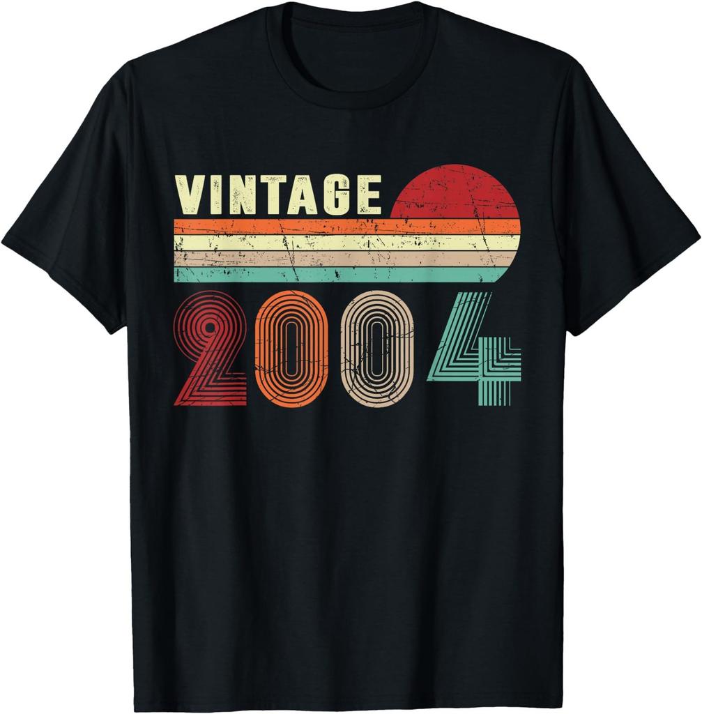 Vintage 2004 Funny 22 Years Old Men Women 22nd Birthday T-Shirt