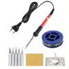60W Electric Soldering Iron Replaceable Soldering Iron Adjustable Temperature  Head Soldering Iron Pen Welding Kit