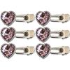 Pink Sweet Water Diamond Hair Clip Women's High End Temperament Duck Billed Clip Hair Accessories