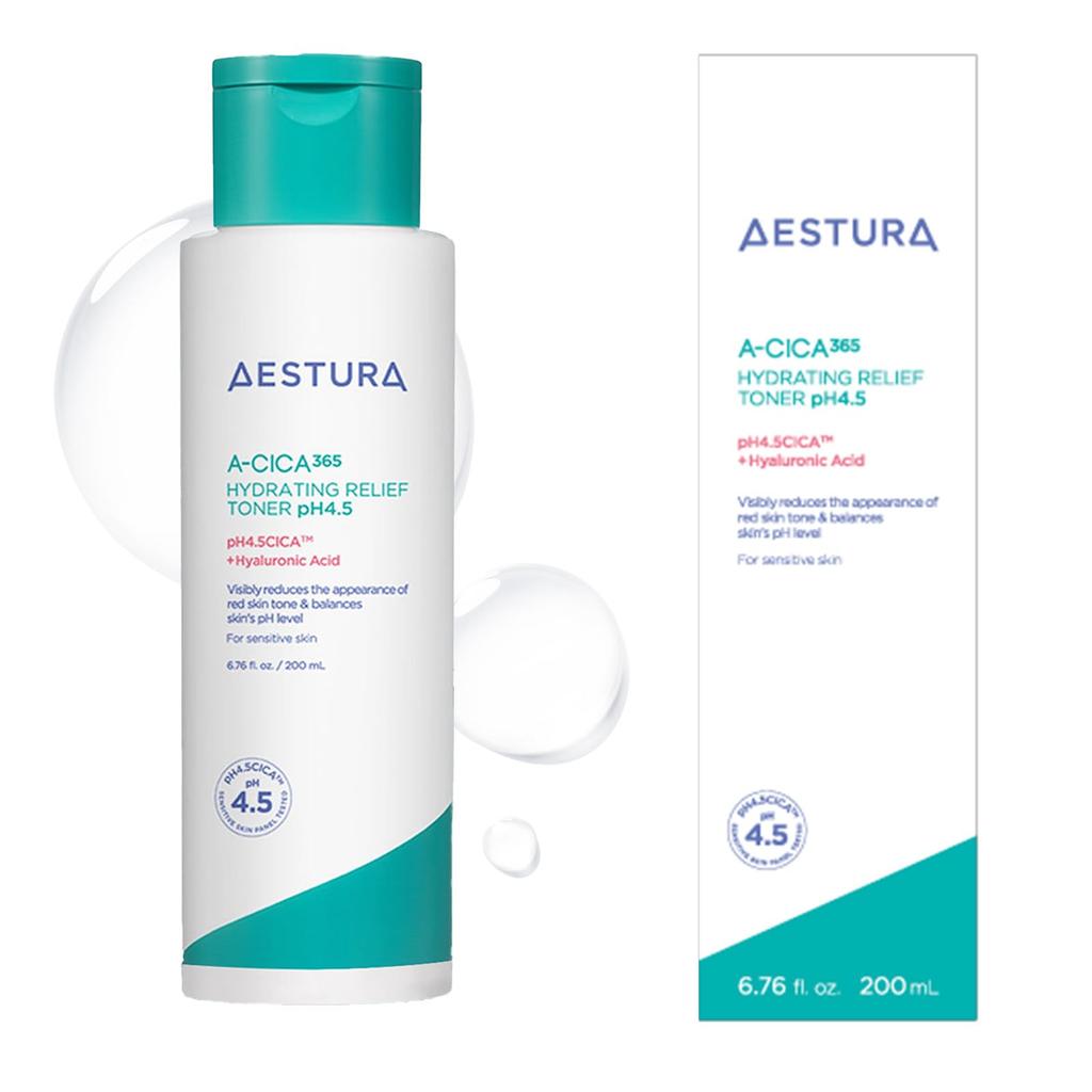 Aesica 365 Hydrating Relief Toner pH 200mL Lotion Weakly acidic Korean cosmetics Moisturizing CICA Niacinamide Madecassoside Dry skin Sensitive skin