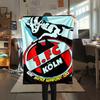 1 szt. Koc Flanelowy z Nadrukiem FC KÖLN, Wysokiej Jakości, Komfortowy na Wszystkie Pory Roku, Wystrój Domu, Ciepło i Komfort, Idealny na Prezenty Świąteczne51