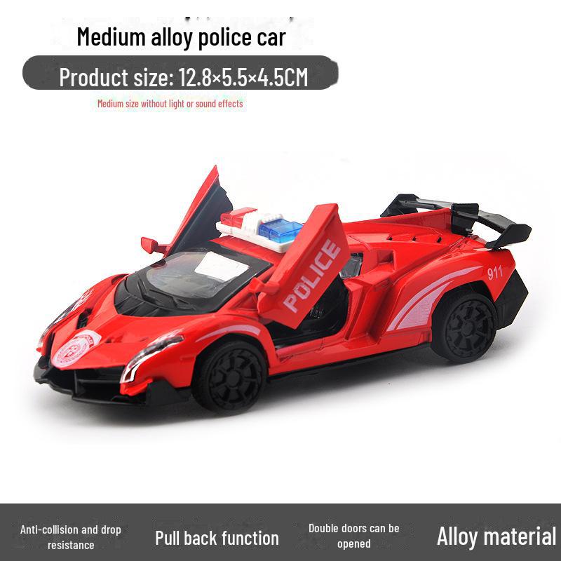 

Детский игрушечный фургон из сплава: Модель машины скорой помощи, пожарной машины, спецназа - инерционный механизм, бесплатная доставка