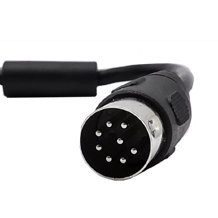 Câble Splitter DIN 8 broches 1 Mâle vers 2 Femelles Câble Adaptateur en Y pour Son et Vidéo