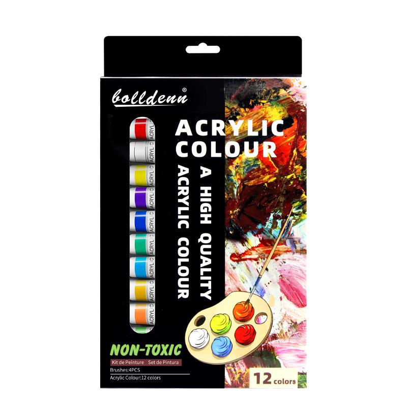 Children's DIY Acrylic Paint Set for Plaster Dolls & Wall Art