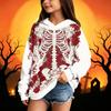 Halloween Kapuzenpullover mit Aufdruck für Kinder - Lässiges Langarm-Pullover-Sweatshirt für Jungen und Mädchen