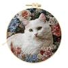 Embroidery Starter Set For Cats Lovers Featuring All Materials And For Creative Fun Home