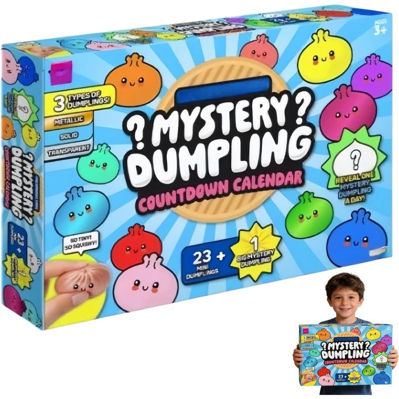 

Dumpling Squishy, 2026 Squishy Dumpling Mystery Advent Countdown Calendar, Dumpling Squishies Mystery Box with 24 PCS Random Surprise Squishies разноцветный