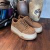 Absorbent Film Bottom First Layer Cowhide Little White Shoes Women's 2025 Autumn New Thick-soled Heightening Shoes Women's Light Luxury High-end W
