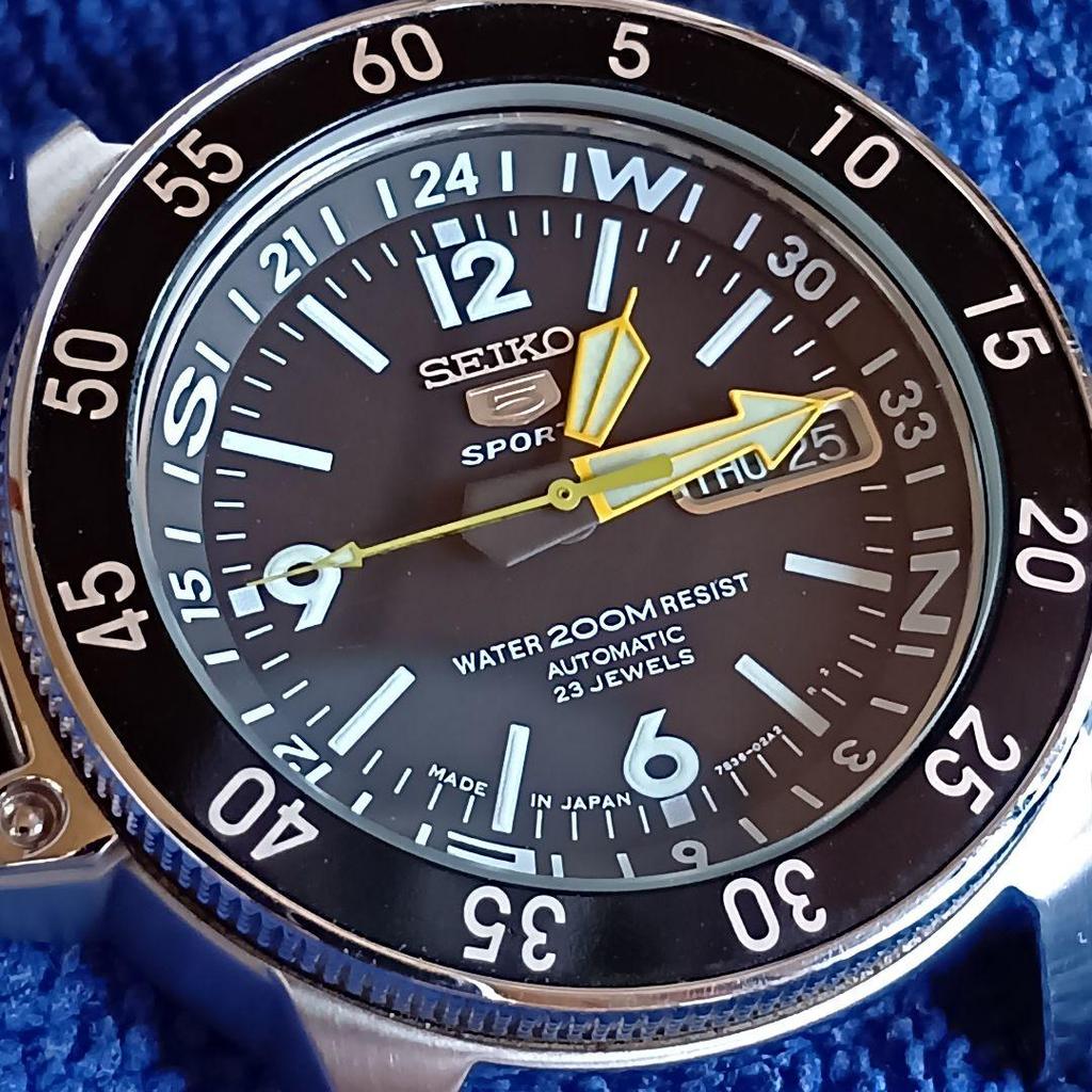 [USED] SEIKO 5 SPORTS Automatic Watch Atlas Made In Japan