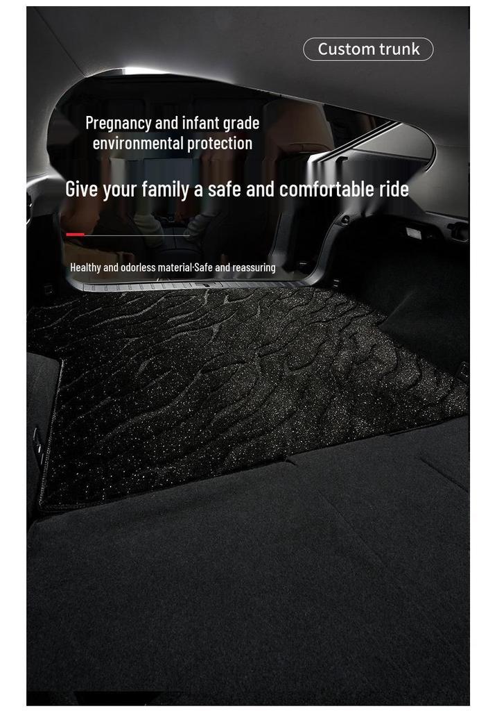 Tesla Model Y Rear Trunk Mat - Starry Sky Design