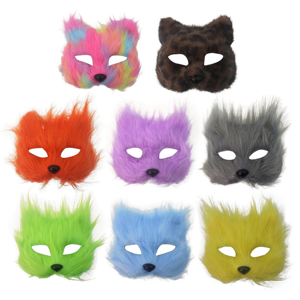 Halloween Fox Plush Mask With Diy Fun For Cosplay And Parties