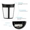 Solar Powered Wall Mount Light Outdoor Garden Landscape Fence Yard Lamp Pure White