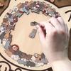 Cute Kitten Cat Wooden Puzzle Animal Puzzle Unique Irregular Puzzle  Children's Toy