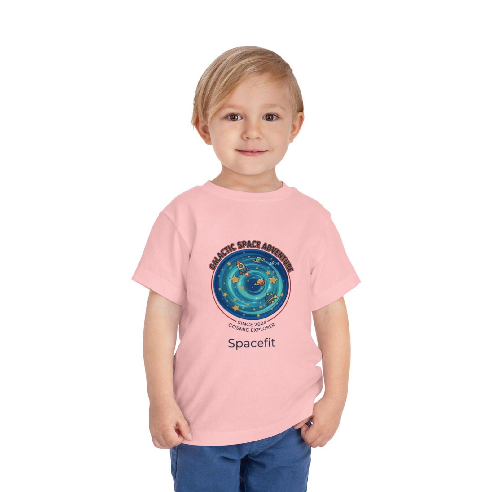 Kids Space Adventure T-Shirt | Astronaut Planet Rocket Graphic Tee 110