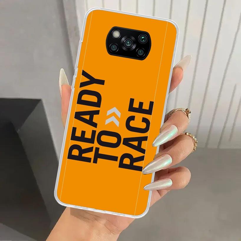 Ready To Race Phone Case for Xiaomi Poco X5 X6 X7 Pro F7 Ultra M7 Redmi 15 15C 13 13C 12 12C 10 10A 10C 9 9A 9C 9T Shell Poco X7