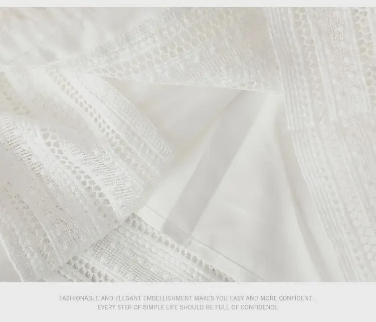 Autumn 2025 Women's High-Waist A-Line Skirt, French Style with Lace Trim