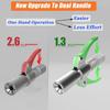 Dual Handle Grease Coupler Quick Release Oil Pump Professional Grease Nozzle  Mechanical Repair