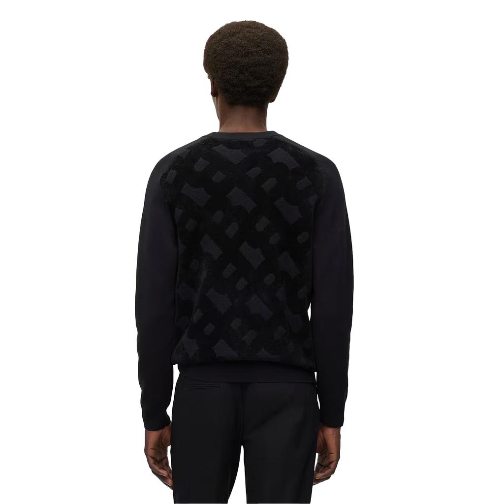 Boss Mens Regular Raglan Long-Sleeved Casual Sweater Top