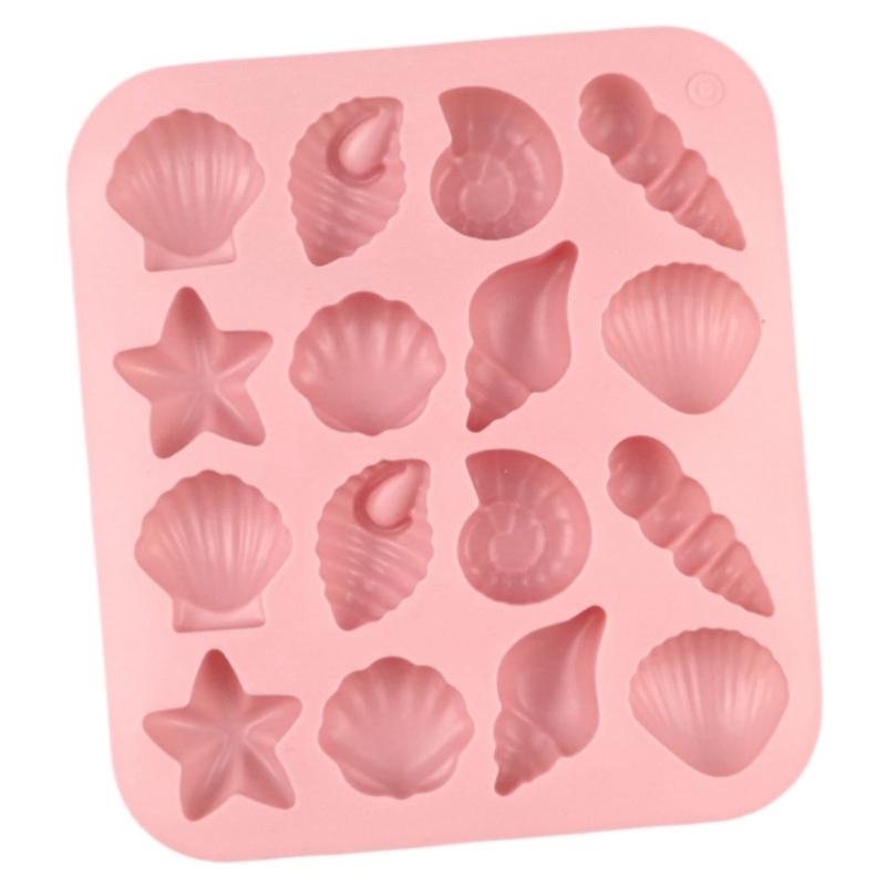 

Sea Star Shell Silicone Molds Fondant Mousses Cake Molds Making Pastry Chocolate Molds Baking Decorating Tool Nonstick 1