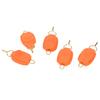 5PCS Fishing Line Stopper Baitcasting Reel Fishing Line Clip Holder Buckle Keeper Fishing AccessoriesOrange