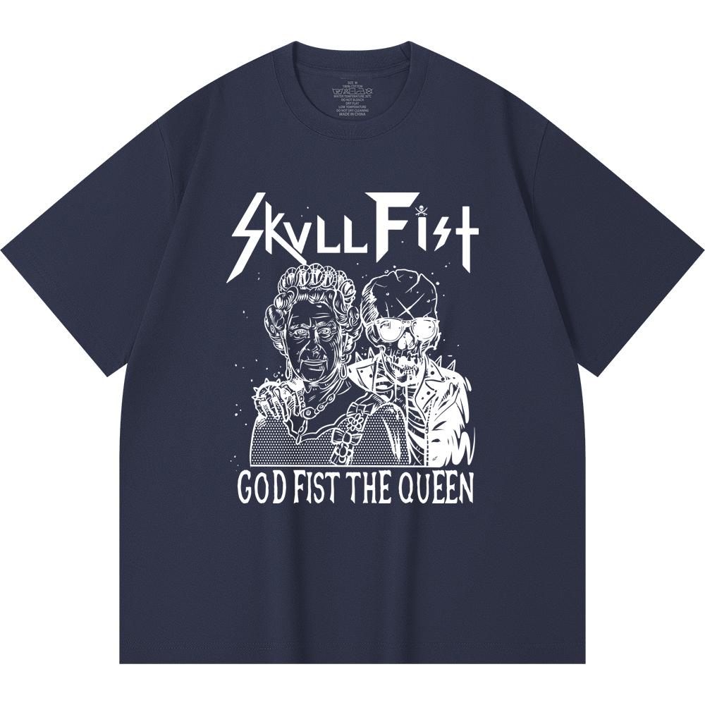 230 Gsm %100 Pamuk Heavy Metal Tişört Rock Grubu Popüler Müzik Baskılı Unisex Ağır Pamuk Tişört