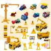 Advent Calendar 2024 Toy Vehicle Toy Construction Vehicle Set Engineering Car Present Christmas Holiday Countdown Playset Countdown to Adventure Gift