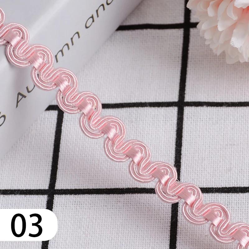15 Meter Curtain Fringe Lace Edge 1.2cm Width Tassel Lace Trim Ribbon For Sewing Sofa Pillow Home Upholstery DIY Accessories