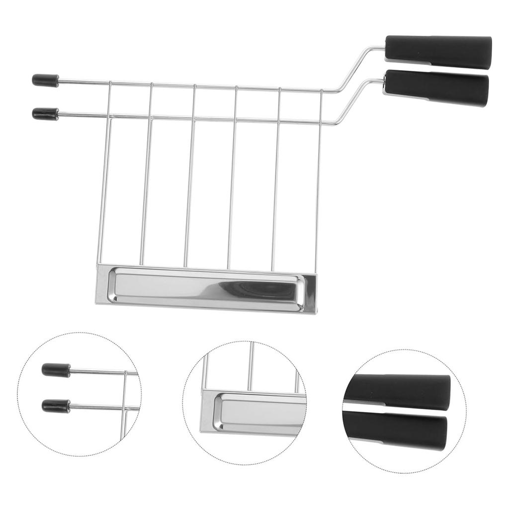 Bread Machine Grill Rack Sandwich Holder Stainless Steel Material Bread Machine Grill Rack for Oven Sandwich Maker