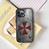 Game Resident Evil Video Phone Case For iPhone 17,16,15,14,13,12,11 Plus,Pro Max,XS,Colored Silver Plated Inside Cover