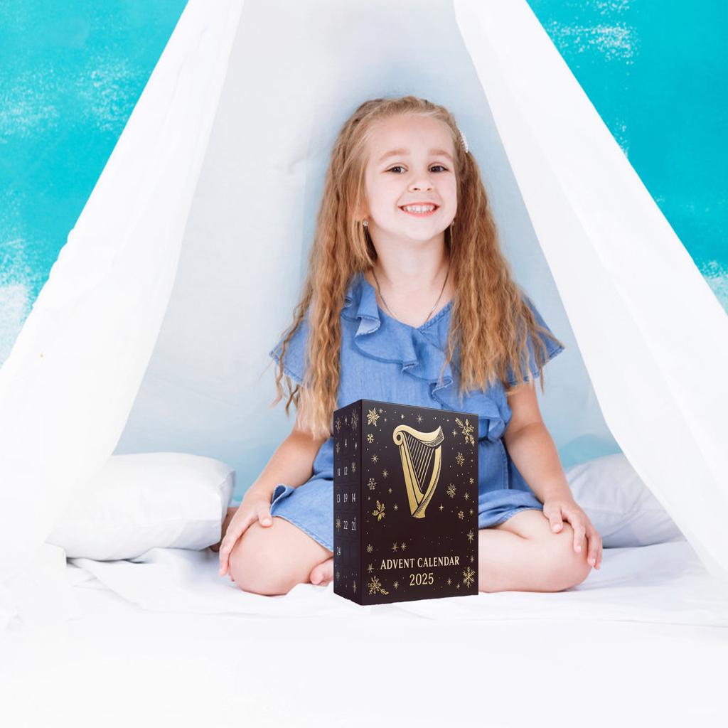 2D Plane+airplane Box +24PC+ Fitness Decoration Advent Christmas Countdown Box Calendar