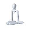 11cm Creative Plastic Abstract Figures Ornament Sculpture Study Room Statue Home Office Accessories Decoration Gift