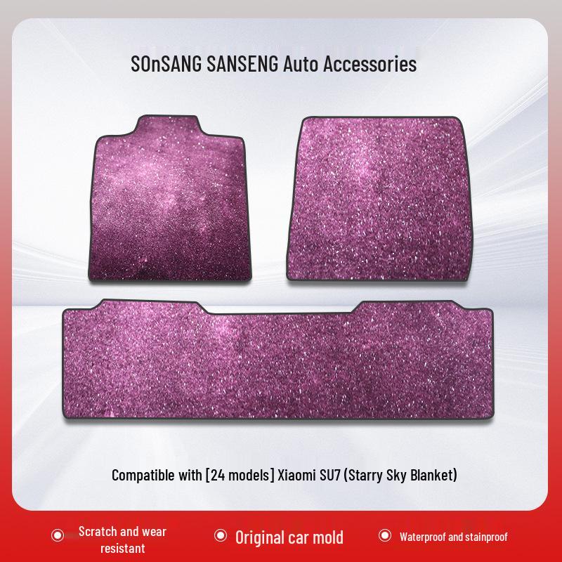 Custom TPE Car Floor Mats for Xiaomi SU7/SU7 Pro/Max - Five-Seater Interior Upgrade
