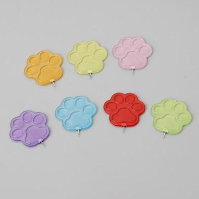 Passador de agulha fofo em forma de pata de gatinho DIY Acessórios de costura para ponto cruz 5 peças/pacote