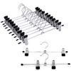 5-30PCS Metal Pant Hangers Multi-purpose Adjustable Non-Slip Trousers Clip Clothes Organizer Household Closets Storage Props ZYF