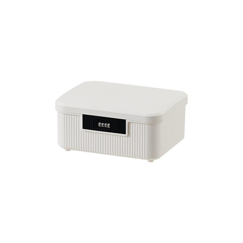 

Creative Locked Storage Box Household Valuables Storage Bins Bedroom Password Organize Box Modern Home Organization Accessories