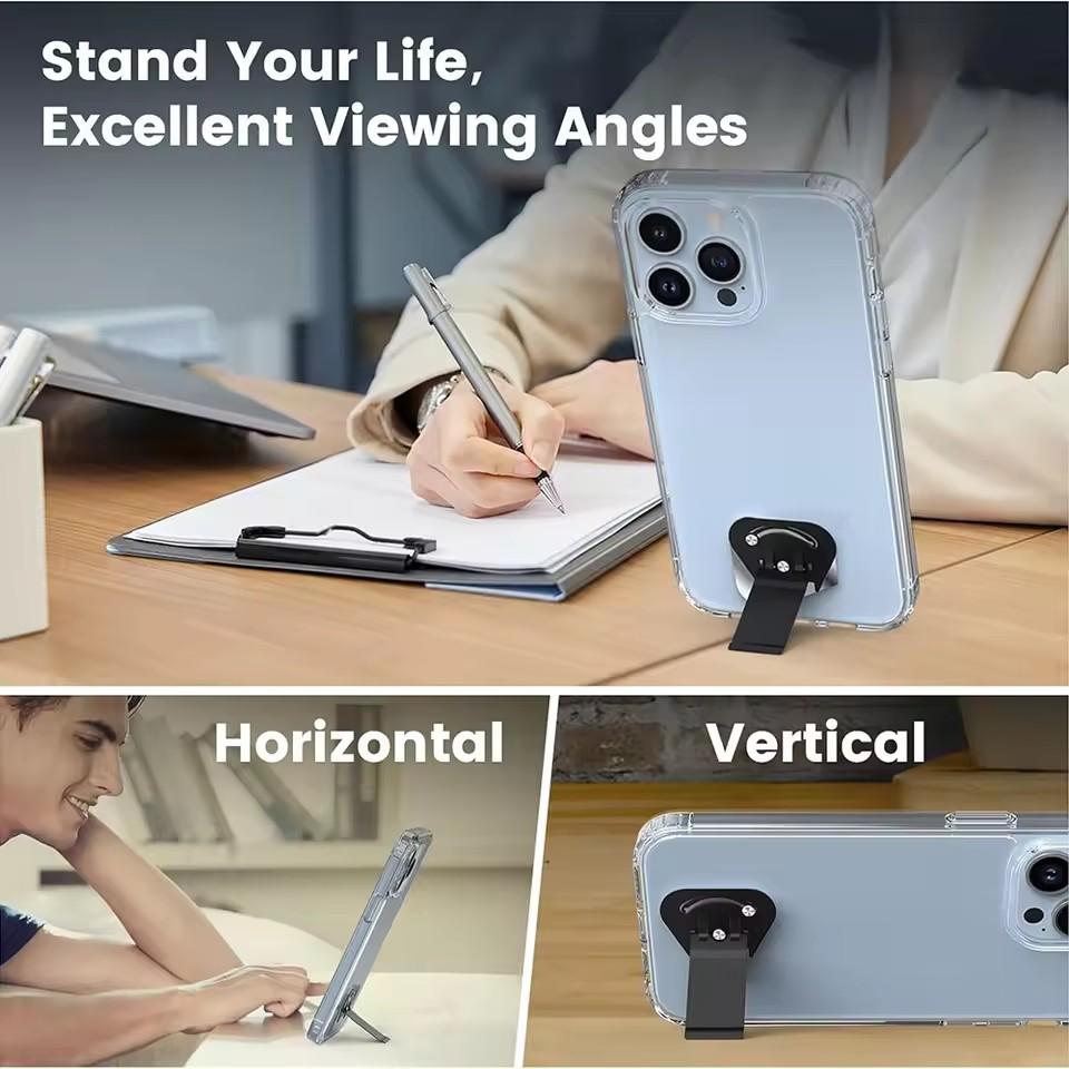 Ultra-Thin Phone Kickstand Universal 360 Degree Rotatable Cellphone Holder Stands Foldable Desktop Phone Bracket for Mi Samsung