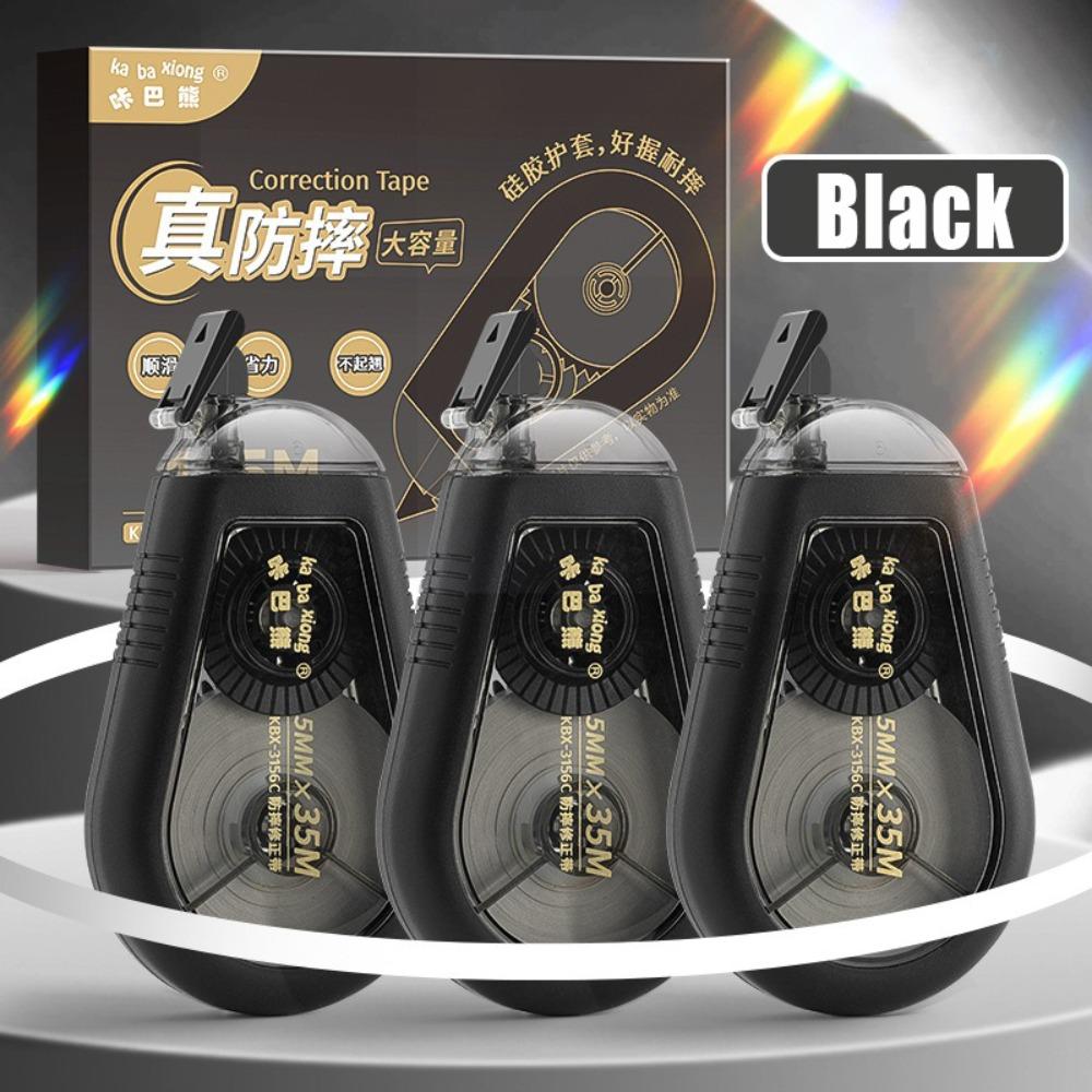 

Безшумна коригувальна стрічка, стійка до падінь, стрічка з безшумним покриттям, подарунок до школи чорний