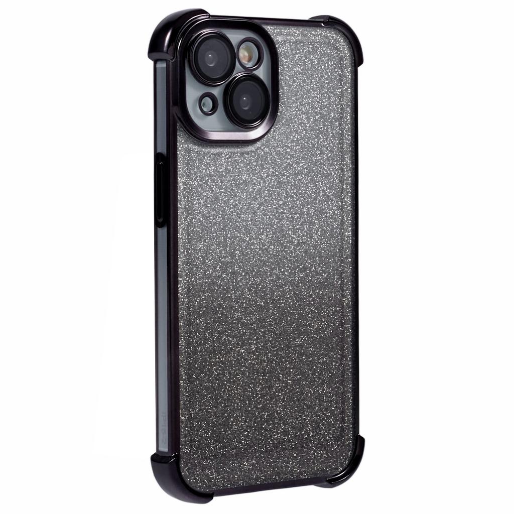 For iPhone 15 Plus Case Glitter TPU Phone Cover Reinforced Corners