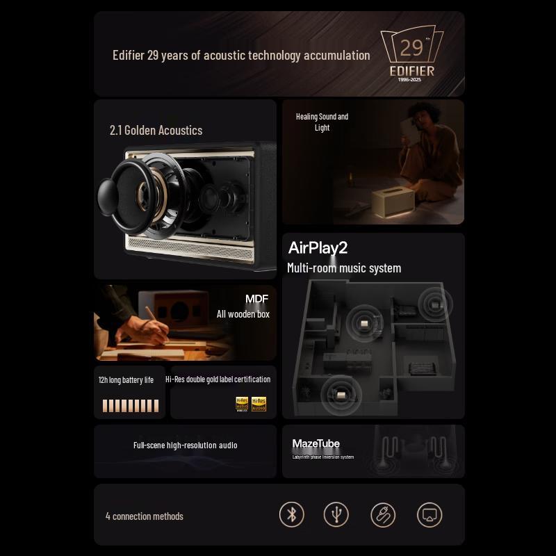 Edifier Huazai Evo High-Fidelity Bluetooth Speaker Series