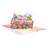 3D Popup Anniversary Greetings Cards Romantics Wedding Anniversary Card Gift