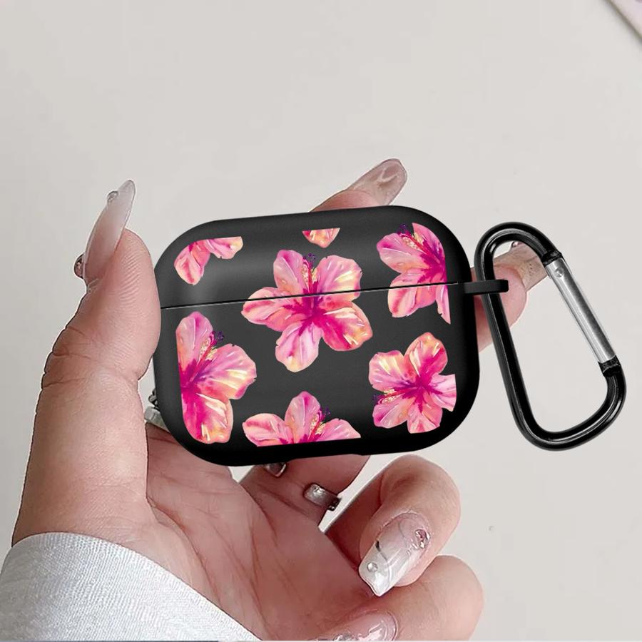 Beauty Floral Pattern Earphone Cases Cover Case For Airpods 1 2 4 Pro2 3 Pro3 Pro