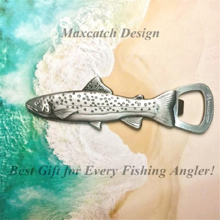 Fish Shape Beer Bottle Opener Stainless Steel Texture Beer Caps Opener Camping Tool for Various Type of Cold Beverages