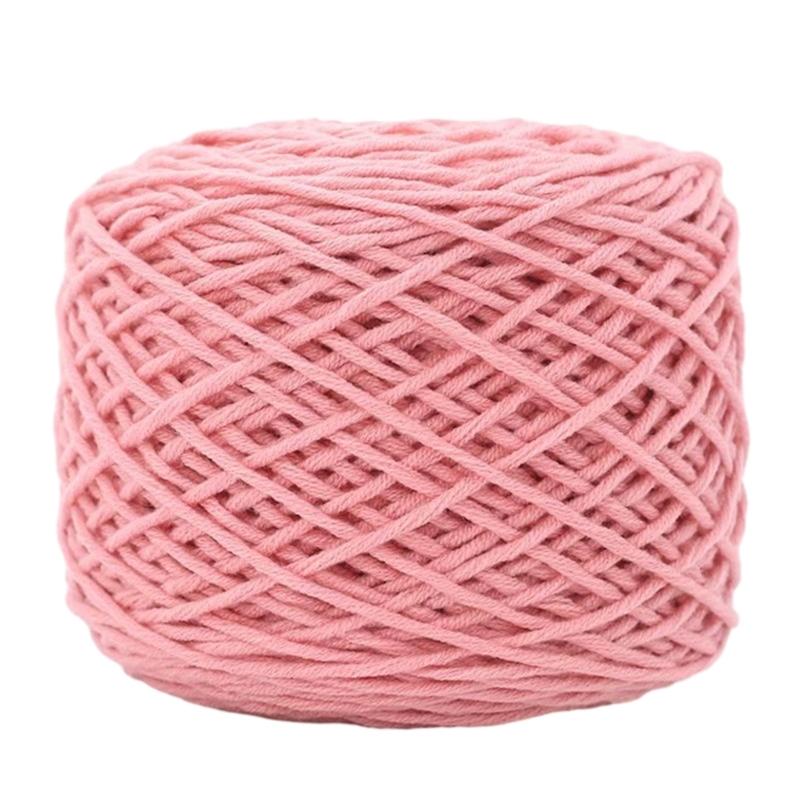 200M Solid Tufting Yarn 8 Strands Yarn For Rug Cotton Yarn For Tufting Guns Multi Color Cotton Knitting Yarn
