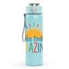 1PC Make Today Amazing Sun 750ml Color Plastic Sports Water Bottle Leakproof Flip Straw Lid Suitable for Sports Office Home Use