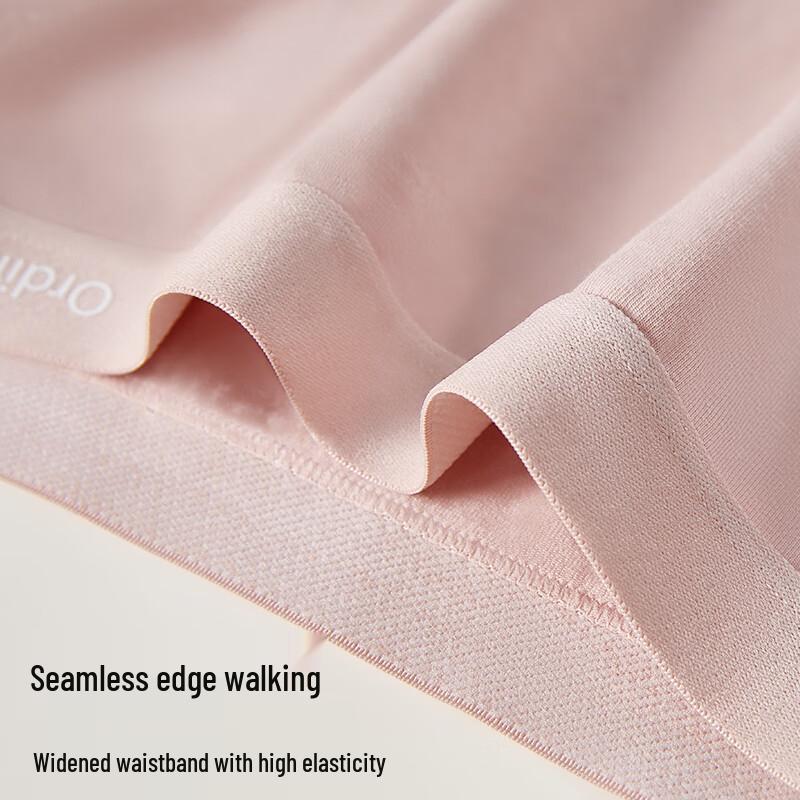 Audiffren Women's Antibacterial Seamless Cotton Briefs 4-Pack