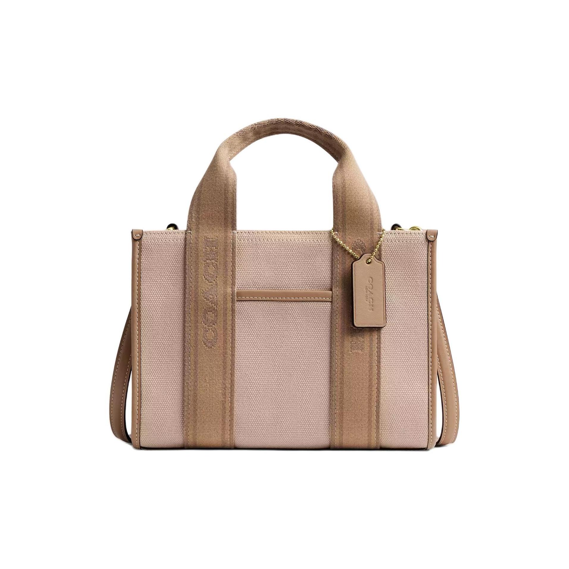 

Coach Smith 24 Brand Micro Logo Detachable Shoulder Strap PVC Tote Bag Shopping Bag Crossbody Handbag Medium Women tote bags Deep-Natural CAK94-IMLG6 Basic Set (Bag+Dust Bag)