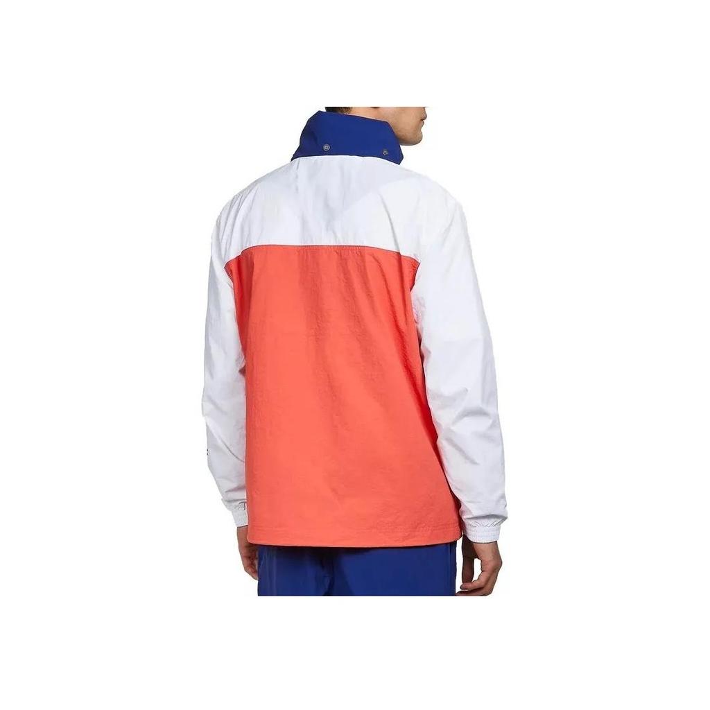 Puma Select MMQ Series Colorblock Stand Collar Quarter-Zip Woven Jacket Unisex Outerwear Orange Pink 535791-35