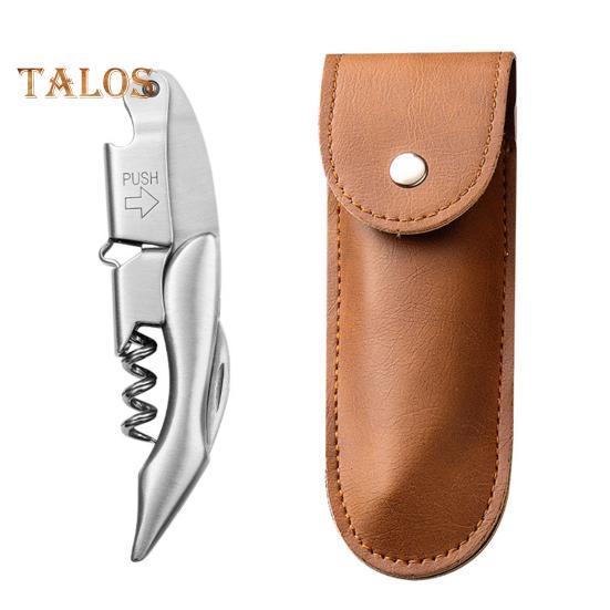 

Открывалка для красного вина, экономичный инструмент для удаления винных пробок, штопор из нержавеющей стали с деревянной ручкой для кухонного бара