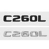 ABS Car Rear Trunk Sticker Auto Tail Letters Badge Emblem for Mercedes Benz C200L C220L C260L C300L C320L C Class Accessories